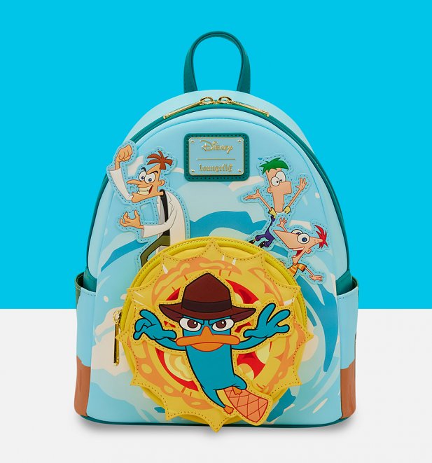 Loungefly Phineas and Ferb Mini Backpack