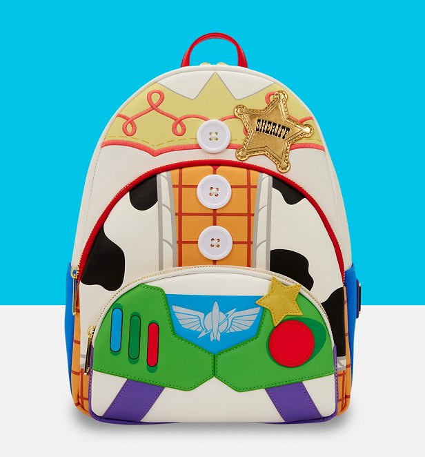Loungefly Pixar Toy Story 5 Triple Pocket Mid-Size Backpack