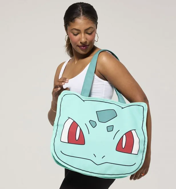 Loungefly Pokemon Bulbasaur Large Canvas Tote Bag