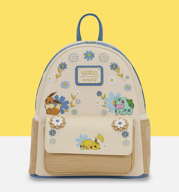 Loungefly Pokemon Floral Mini Backpack