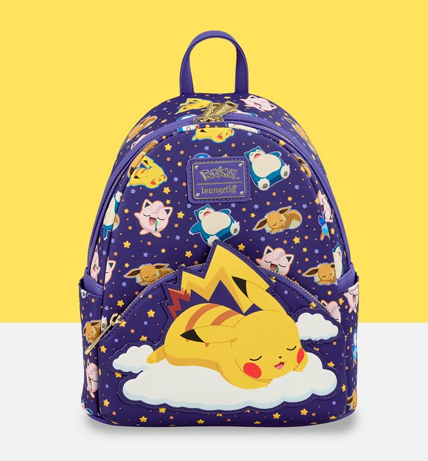 Loungefly Pokemon Sleeping Pikachu And Friends Mini Backpack Loungefly Pokemon Sleeping Pikachu And Friends Mini Backpack