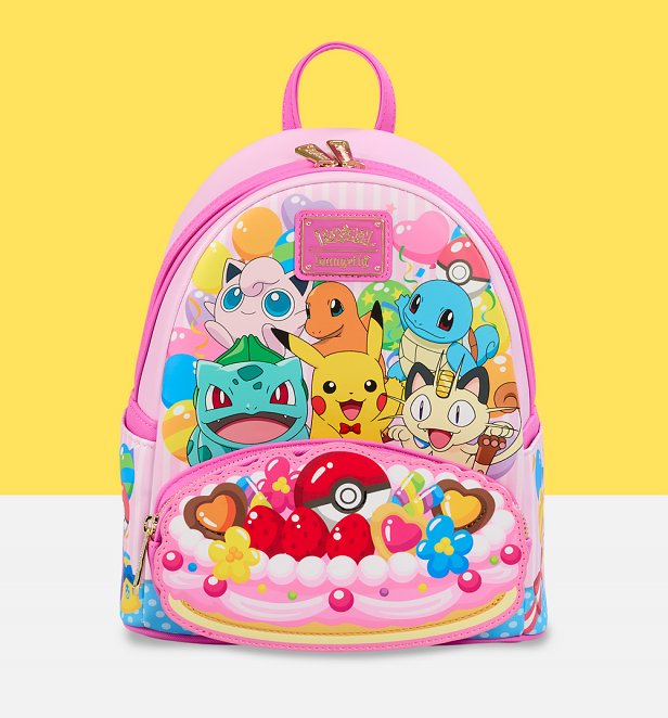 Loungefly Pokemon & Friends Party Mini Backpack Loungefly Pokemon & Friends Party Mini Backpack
