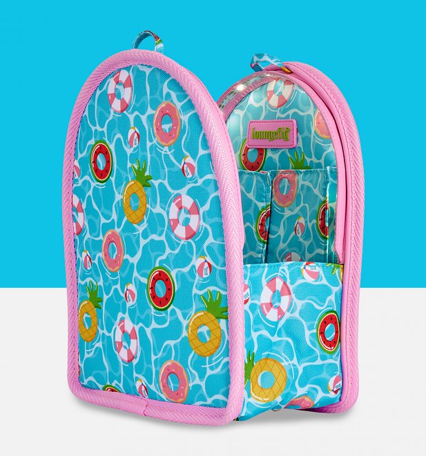 Loungefly Pool Day Light Up Mini Backpack Insert Organiser Loungefly Pool Day Light Up Mini Backpack Insert Organiser