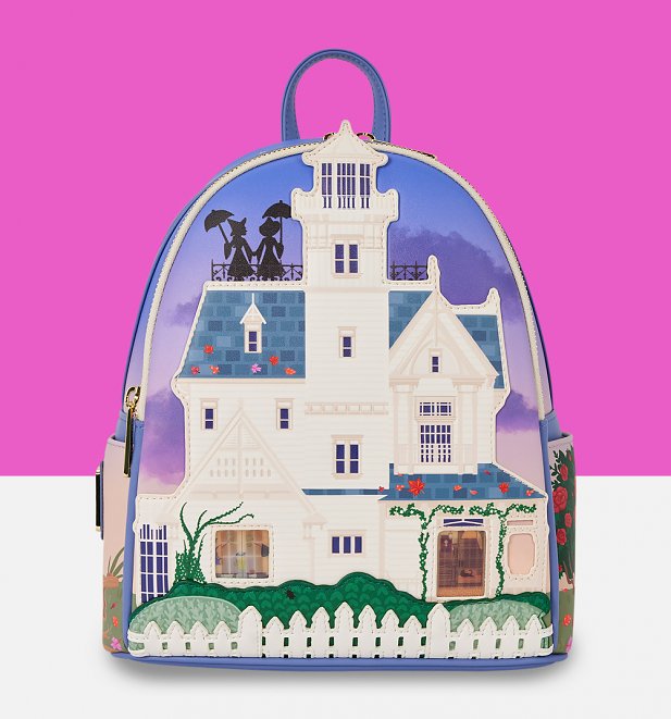Loungefly Practical Magic House Mini Backpack Loungefly Practical Magic House Mini Backpack
