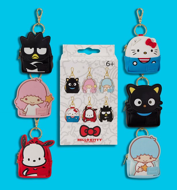 Loungefly Sanrio Characters Mystery Mini Backpack Keychain Charms