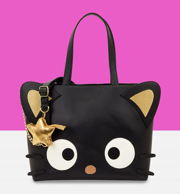 Loungefly Sanrio Chococat Stars Tote Crossbody Bag With Coin Bag Loungefly Sanrio Chococat Stars Tote Crossbody Bag With Coin Bag