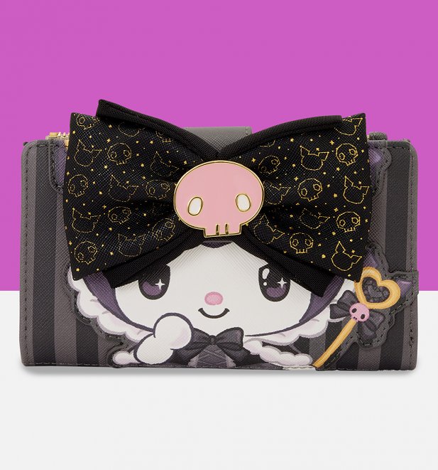 Loungefly Sanrio Kuromi 20th Anniversary Bi-Fold Wallet