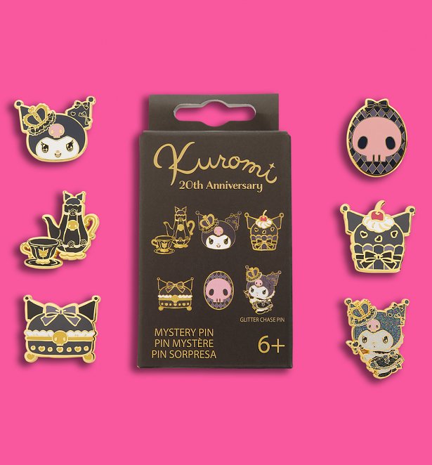 Loungefly Sanrio Kuromi 20th Anniversary Mystery Box Pin Loungefly Sanrio Kuromi 20th Anniversary Mystery Box Pin