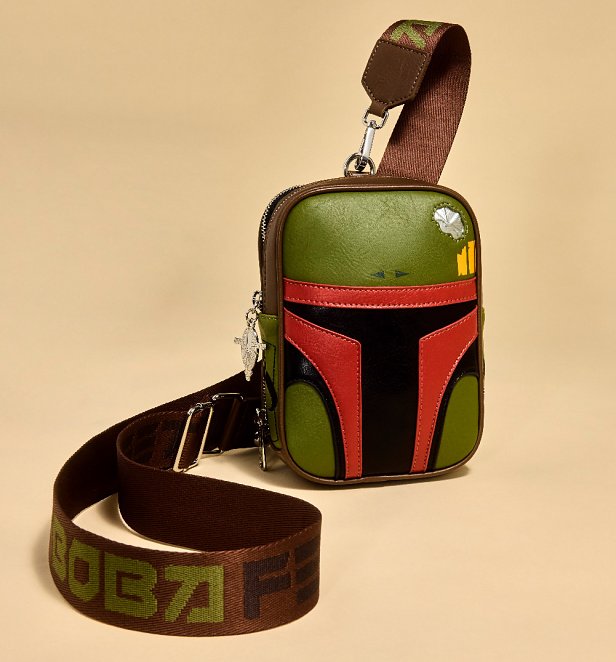 Loungefly Star Wars Boba Fett Sling Crossbody Bag