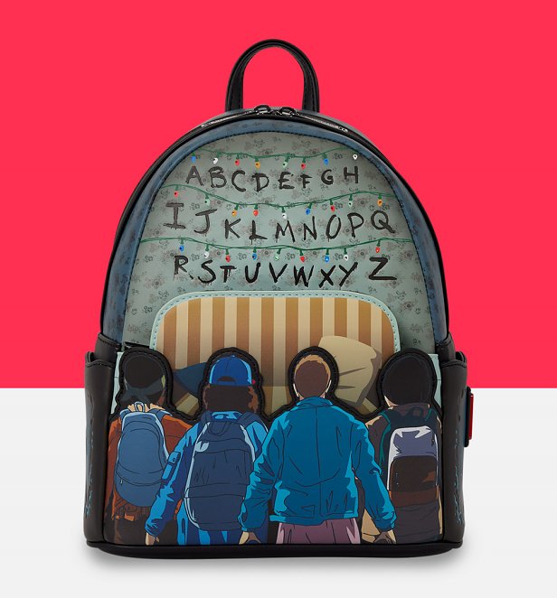 Loungefly Stranger Things 10th Anniversary Mini Backpack Loungefly Stranger Things 10th Anniversary Mini Backpack