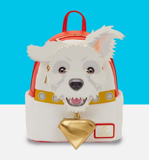Loungefly Supergirl Krypto Mini Backpack Loungefly Supergirl Krypto Mini Backpack