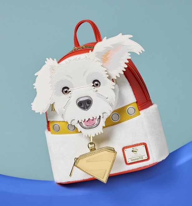 Loungefly Supergirl Krypto Mini Backpack Loungefly Supergirl Krypto Mini Backpack