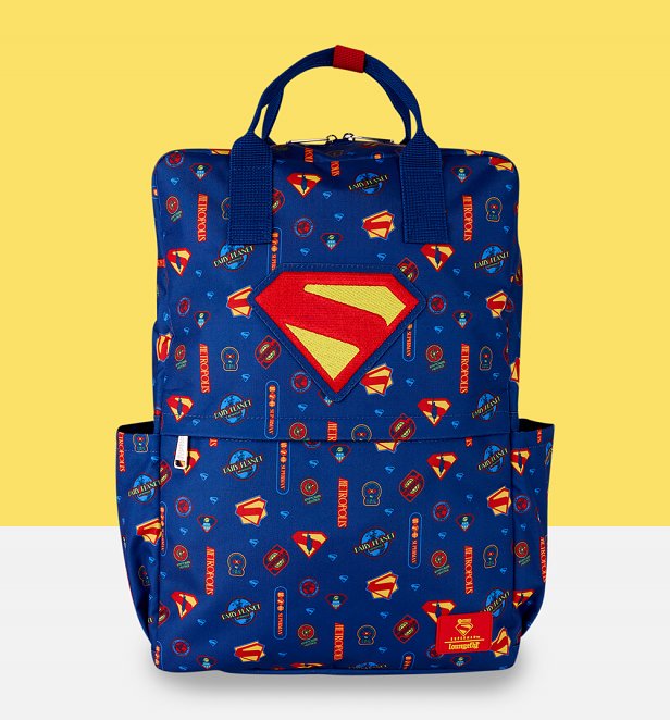 Loungefly Superman Nylon Full Size Backpack Loungefly Superman Nylon Full Size Backpack