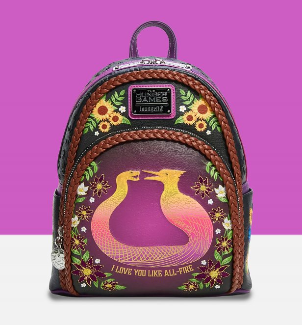 Loungefly The Hunger Games Sunrise On The Reaping All-Fire Mini Backpack Loungefly The Hunger Games Sunrise On The Reaping All-Fire Mini Backpack