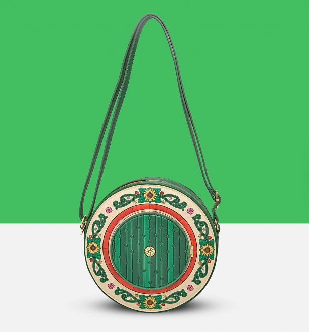 Loungefly The Lord Of The Rings Hobbit Door Floral Crossbody Bag Loungefly The Lord Of The Rings Hobbit Door Floral Crossbody Bag