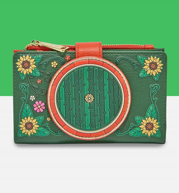 Loungefly The Lord Of The Rings Hobbit Door Floral Wallet Loungefly The Lord Of The Rings Hobbit Door Floral Wallet