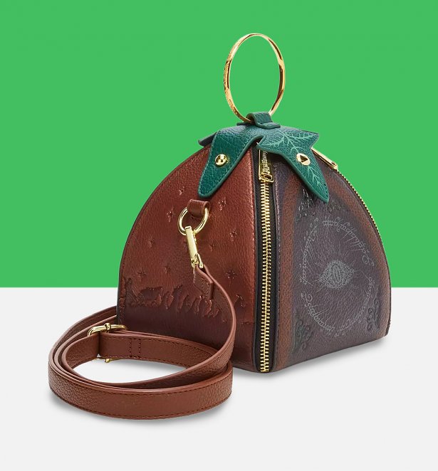 Loungefly The Lord Of The Rings The One Ring Triangle Crossbody Bag Loungefly The Lord Of The Rings The One Ring Triangle Crossbody Bag