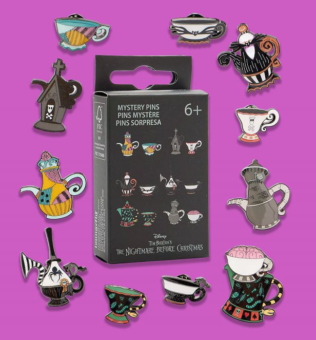 Loungefly The Nightmare Before Christmas Teacups and Teapots Mystery Box Pin