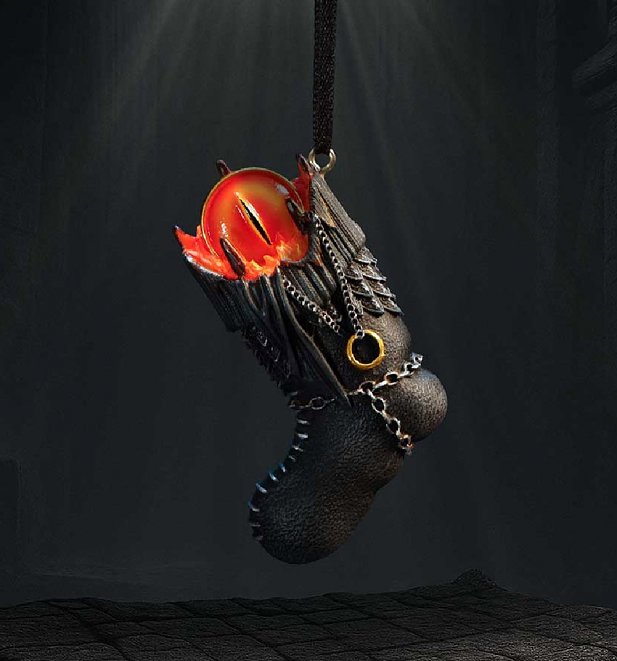 The Lord Of The Rings Sauron Stocking Hanging Decoration The Lord Of The Rings Sauron Stocking Hanging Decoration