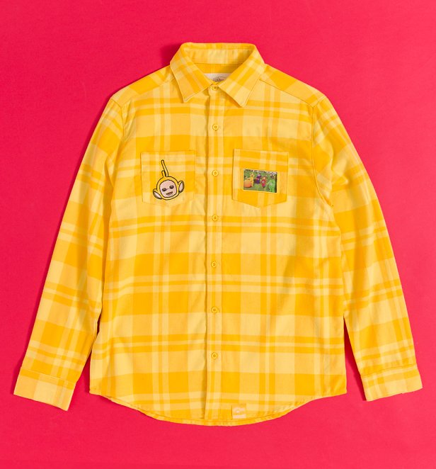 Teletubbies La La Flannel Shirt from Cakeworthy Teletubbies La La Flannel Shirt from Cakeworthy