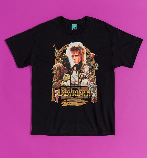 Labyrinth Brickwork Arch Black T-Shirt Labyrinth Brickwork Arch Black T-Shirt