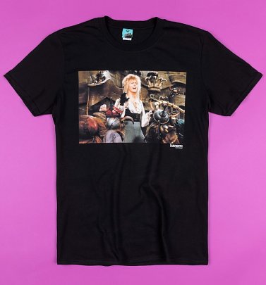Labyrinth Dance Magic Dance Screenshot Black T-Shirt Labyrinth Dance Magic Dance Screenshot Black T-Shirt