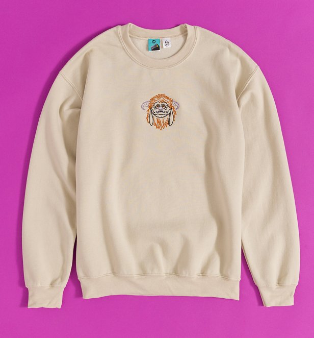 Labyrinth Embroidered Ludo Stone Sweater