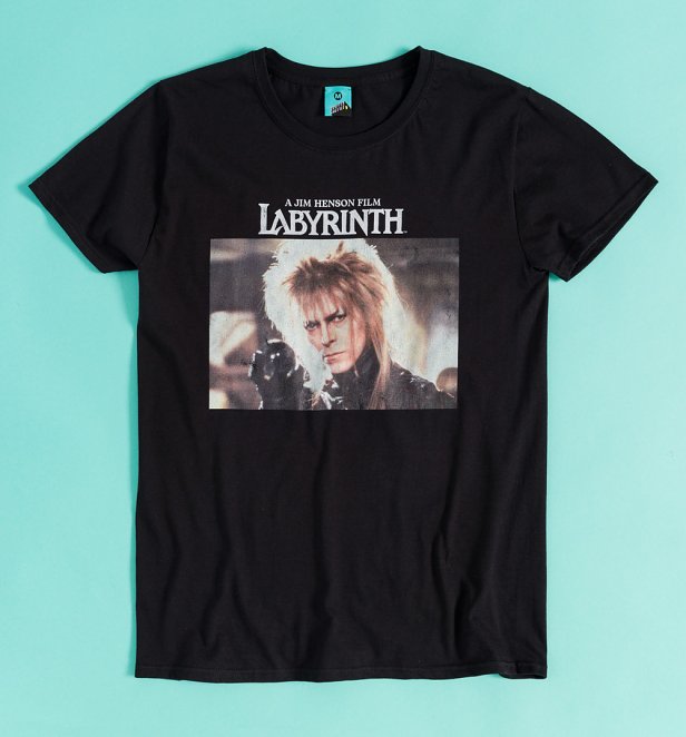 Labyrinth Movie Collage Black TShirt