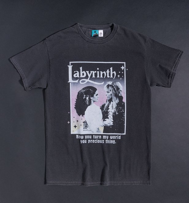 Labyrinth Precious Thing Vintage Wash Charcoal TShirt