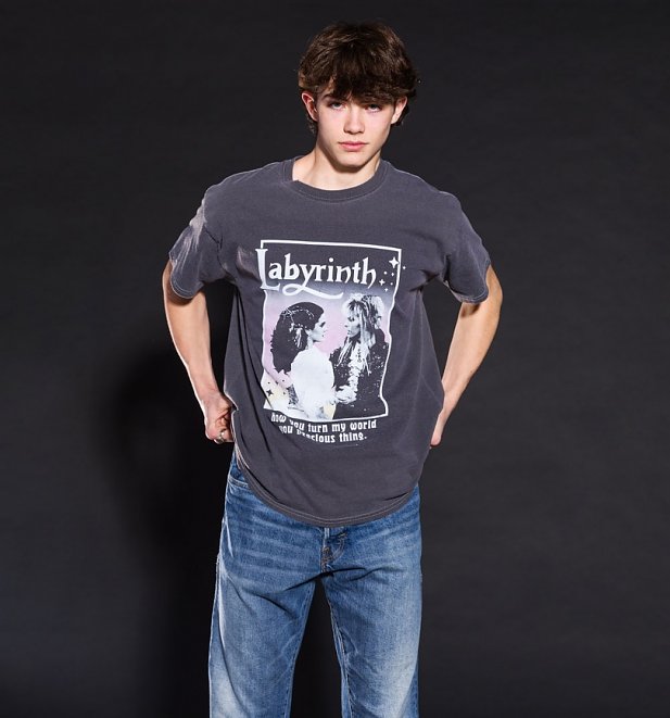 Labyrinth Vintage Precious Thing Charcoal T-Shirt