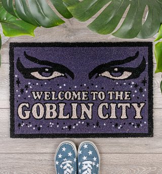 Labyrinth Welcome To The Goblin City Door Mat Labyrinth Welcome To The Goblin City Door Mat