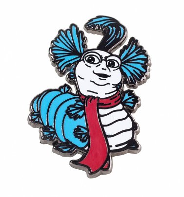 Labyrinth Worm Pin Badge Labyrinth Worm Pin Badge