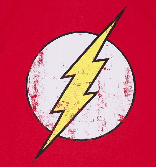 Women's Distressed DC Comics Flash Logo T-Shirt