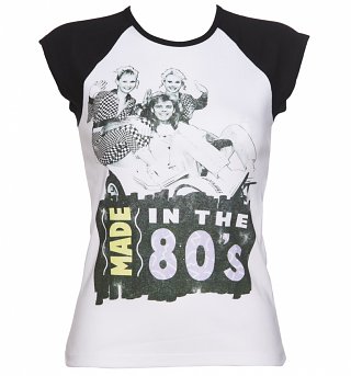 Women's Pat Sharp Made in the 80s Contrast Sleeve T-Shirt Women's Pat Sharp Made in the 80s Contrast Sleeve T-Shirt