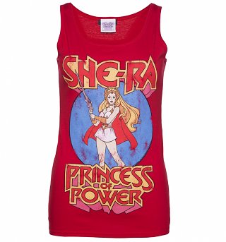 Women's Red She-Ra Princess Of Power Vest Women's Red She-Ra Princess Of Power Vest