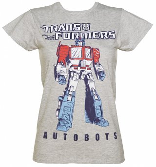 Women's Transformers Autobots Optimus Prime T-Shirt Women's Transformers Autobots Optimus Prime T-Shirt