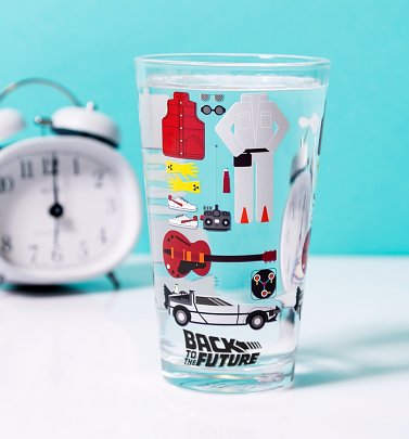 Large Back To The Future Glass Large Back To The Future Glass