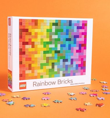 Lego Rainbow Bricks 1000 Piece Jigsaw Puzzle Lego Rainbow Bricks 1000 Piece Jigsaw Puzzle