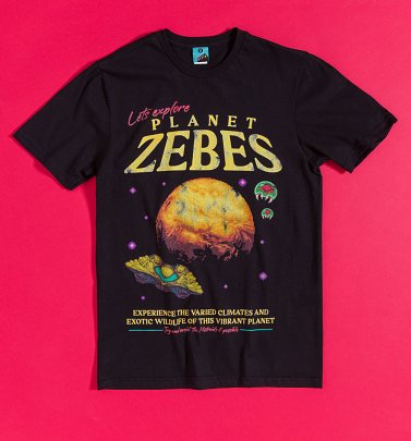 Let's Explore Planet Zebes Black T-Shirt