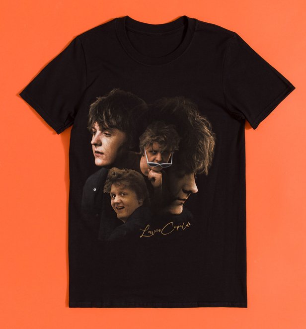Lewis Capaldi Montage Black T-Shirt
