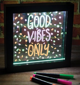 Light Up Neon Message Frame Light Up Neon Message Frame