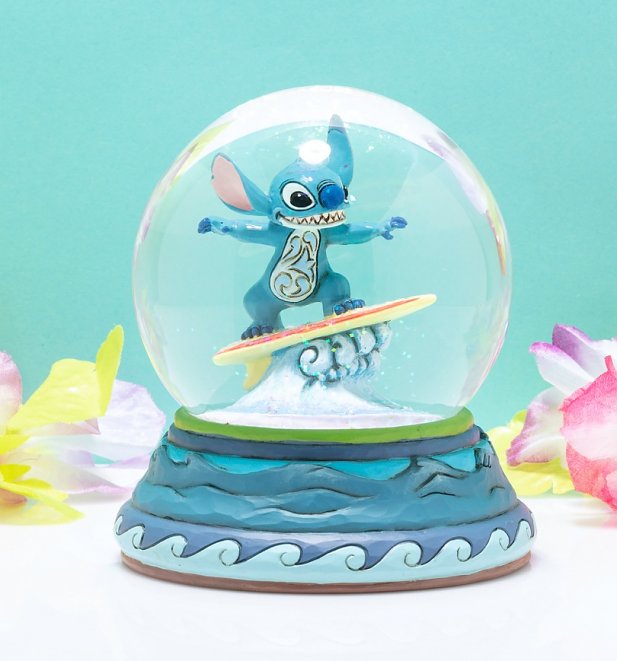 Lilo and Stitch Lilo Surfing Glitter Globe Lilo and Stitch Lilo Surfing Glitter Globe