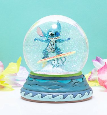 Lilo and Stitch Lilo Surfing Glitter Globe Lilo and Stitch Lilo Surfing Glitter Globe