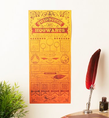 Limited Edition Harry Potter Quidditch Rules Art Print Limited Edition Harry Potter Quidditch Rules Art Print