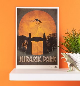 Limited Edition Jurassic Park Art Print Limited Edition Jurassic Park Art Print
