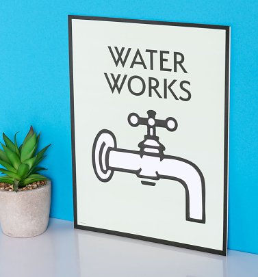 Limited Edition Monopoly Water Works Art Print
