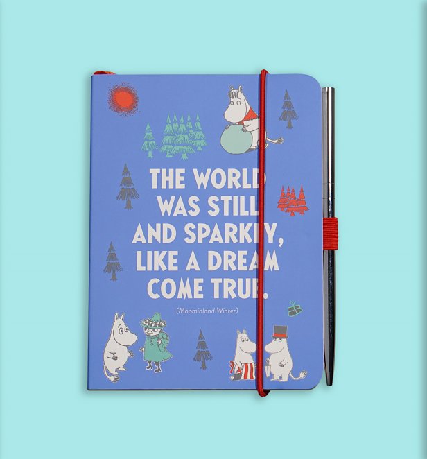 Limited Edition Moomin 80th Anniversary Winter A6 Notebook & Pen
