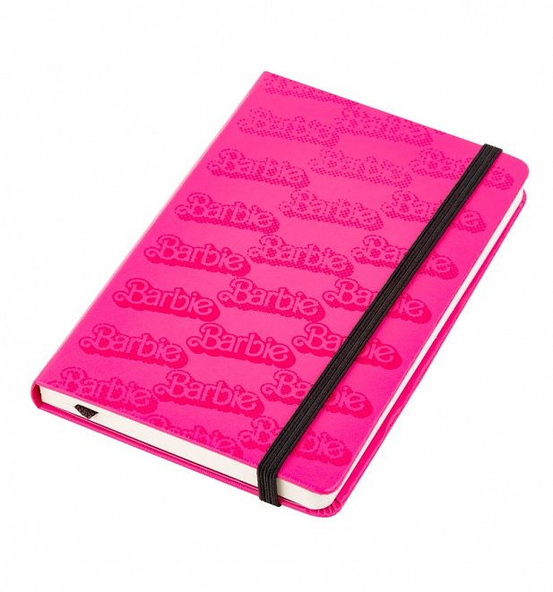 Limited Edition Pink Barbie Logos Ruled Notebook from Moleskine Limited Edition Pink Barbie Logos Ruled Notebook from Moleskine