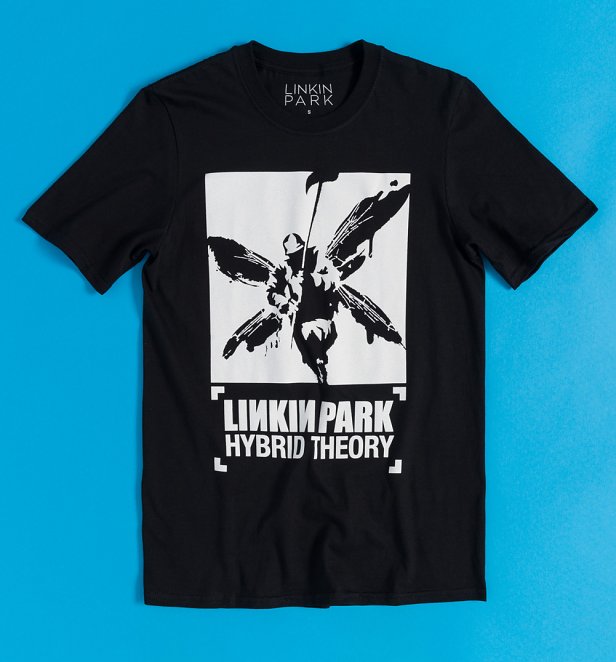 T-shirt Linkin Park Logo Officiel - Noir, 100% Coton, Tailles S à 5XL, Neuf Avec étiquettes
