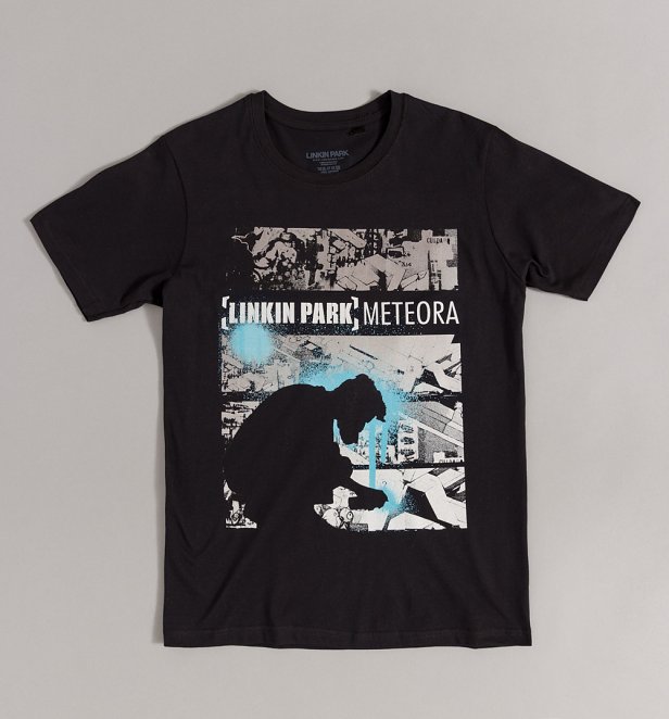 Linkin Park Meteora Drip Collage Black T-Shirt Linkin Park Meteora Drip Collage Black T-Shirt